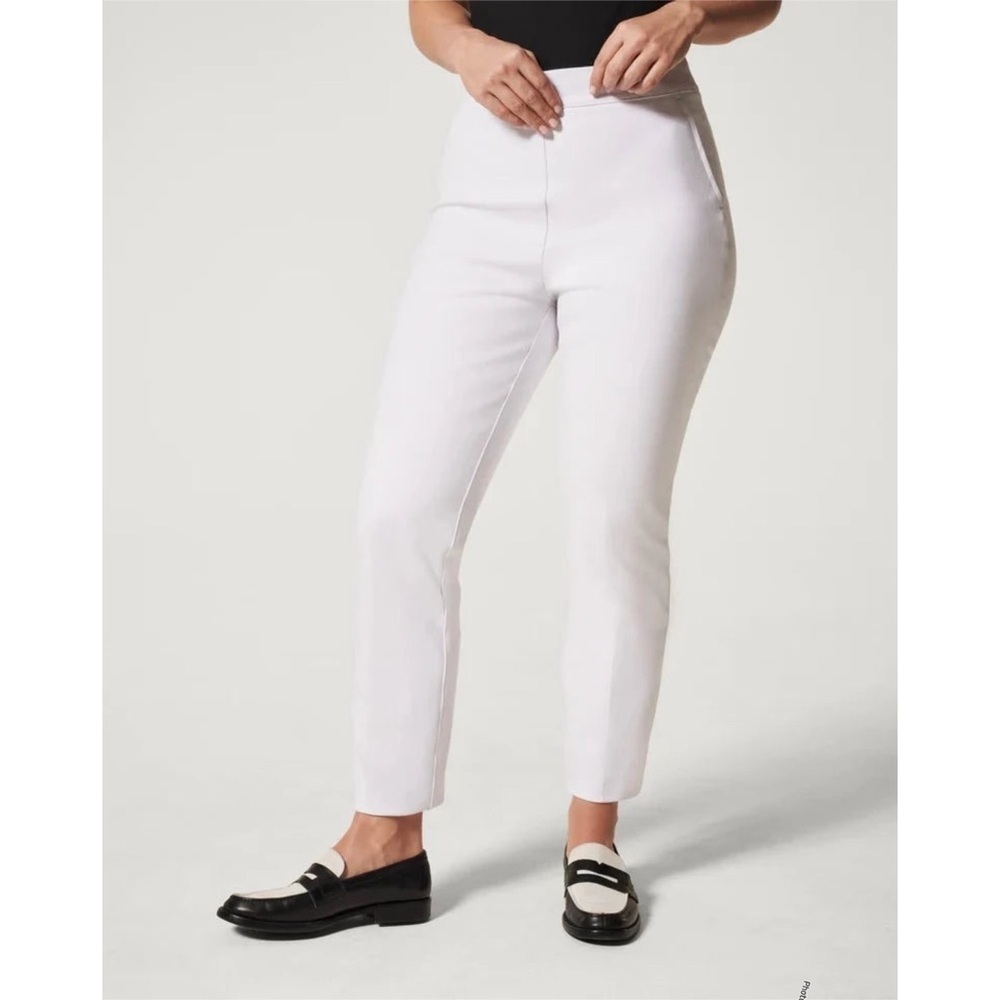 SPANX the perfect slim straight pant white size medium